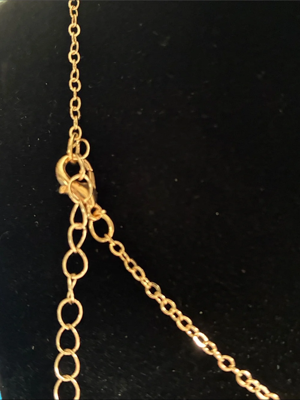 Gold Cross Pendant Necklace - Pink Enamel Accent